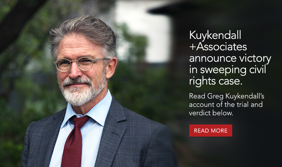 Gregory J. Kuykendall - Read Greg Kuykendall's account of the landmark Scott Warren case.